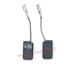 Juego Carbón Bosch Esmeril 4 1/2  modelo GWS670/GWS850