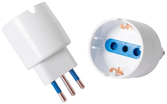 ADAPATADOR  SCHUKO 10A 250V 2P+T