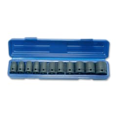 LLAVE DADO IMPACTO CROSSMAN 1/2 DR #74001 - 10-27MM 11 PZS