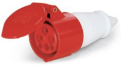 Enchufe Industrial Hembra Volante IP44 32A 380V 3P+T