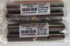 Pomelos De Acero Tref C/Gol 1/2X80MM x 2 unidades