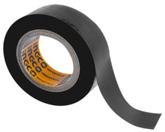 HUINCHA AISLADORA INGCO 18MM X 9,15MTS NEGRA #HPET1101 C/U