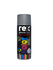 Pintura Spray 400 ml Alta Temperatura Aluminio x 6 unidades