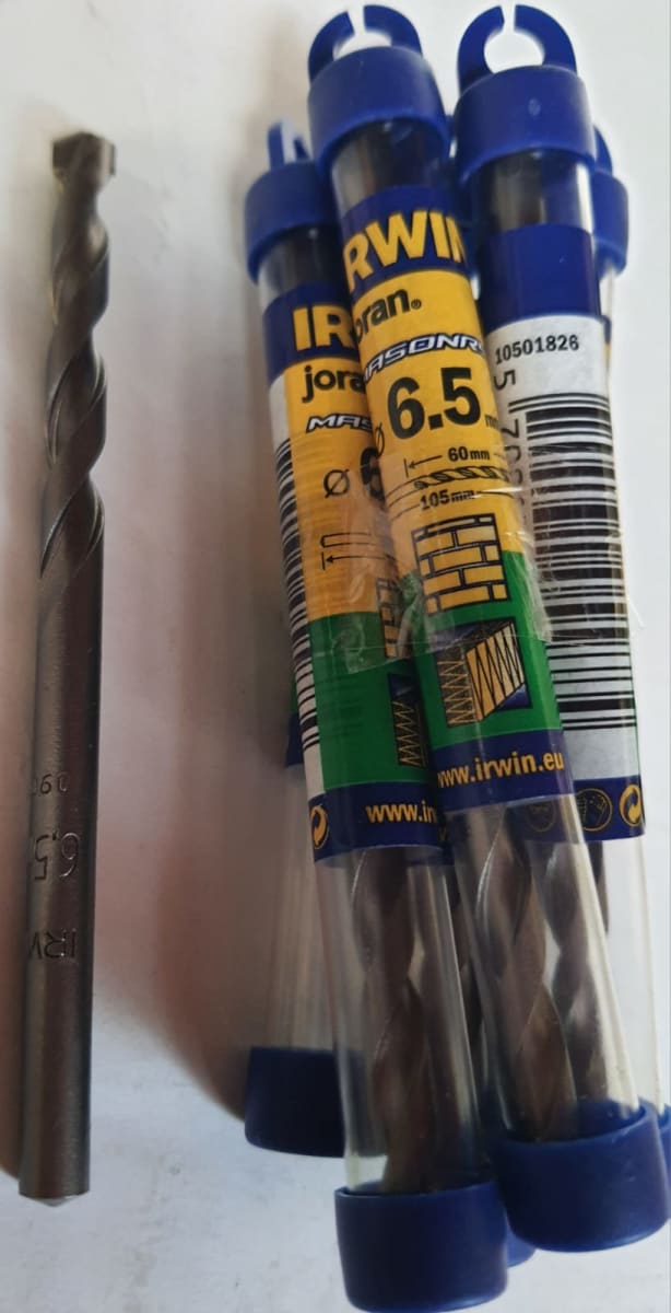 BROCA CONCRETO IRWIN-JORAN 6,5MM ESTÁNDAR 2