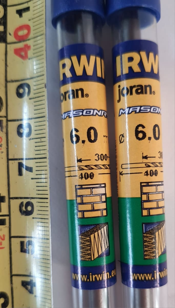 BROCA CONCRETO IRWIN-JORAN 6,0MM x 400MM DE LARGO 0