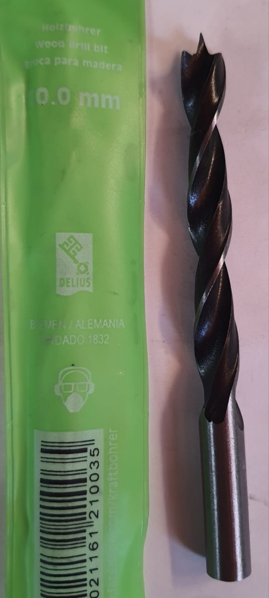 BROCA MADERA KRAFT BOHRER GERMANY 10MM 2