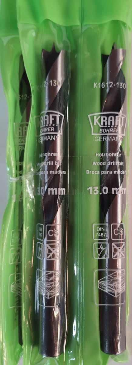 BROCA MADERA KRAFT BOHRER GERMANY 13MM 1