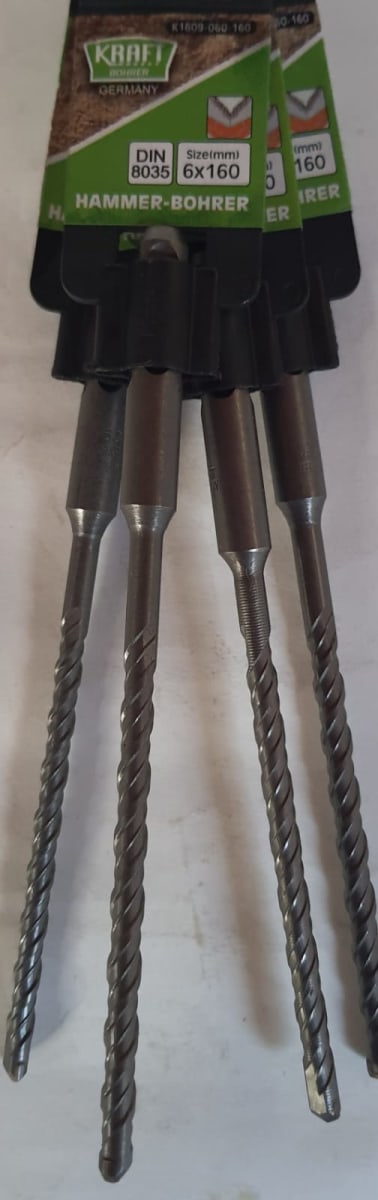 BROCA SDS-PLUS KRAFT BOHRER GERMANY 6 X 160 MM(OF) 0