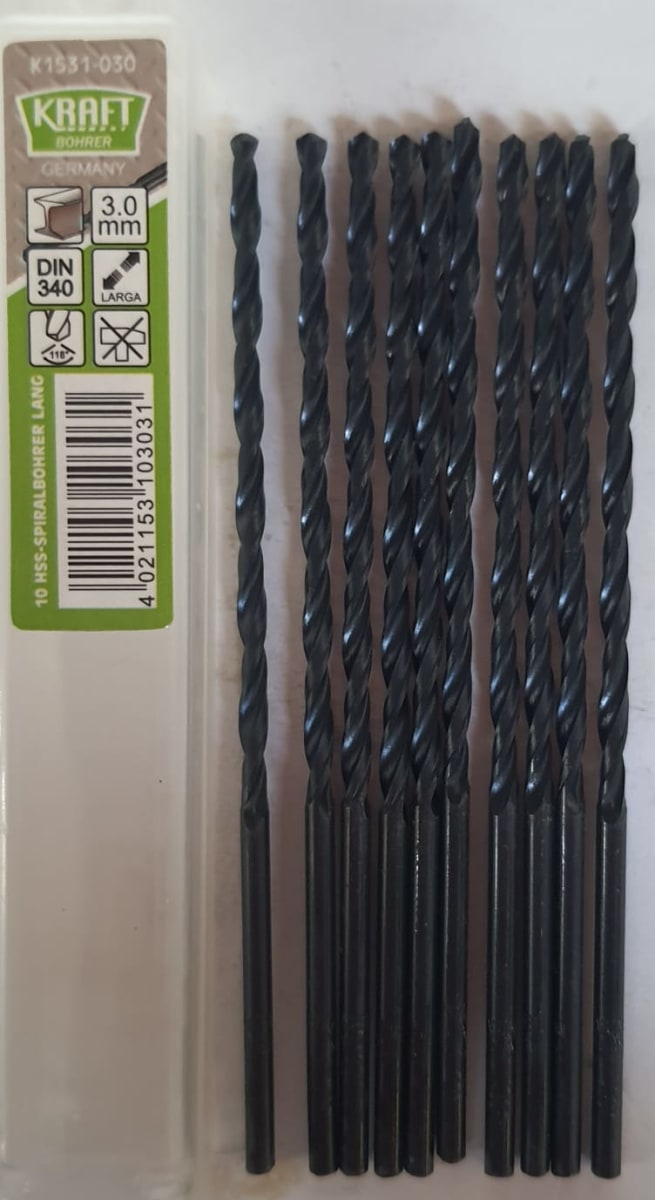 BROCA CIL A/R KRAFT GERMANY LARGA 3,0 X 100 MM 1