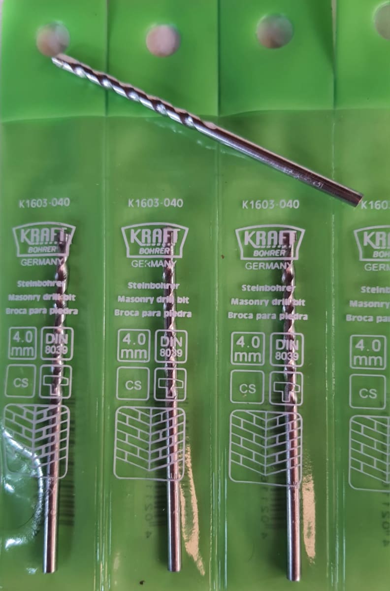 BROCA CONCRETO KRAFT BOHRER GERMANY 4,0MM2