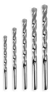 BROCA CONCRETO KRAFT BOHRER GERMANY JGO. 5 PZAS. 4-5-6-8-10 MM2