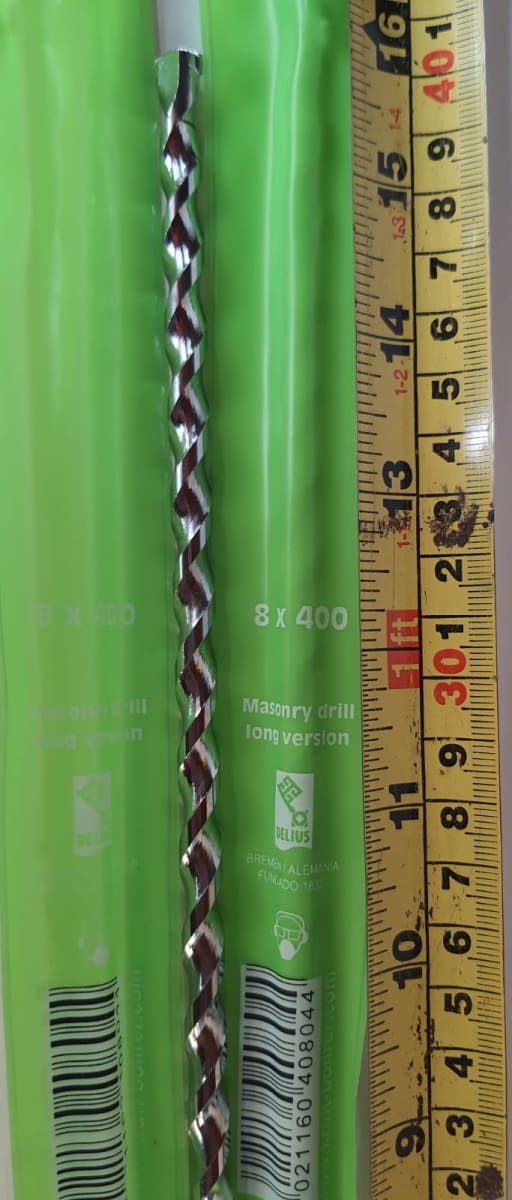 BROCA CONCRETO LARGA KRAFT BOHRER 8MM X 400MM 0
