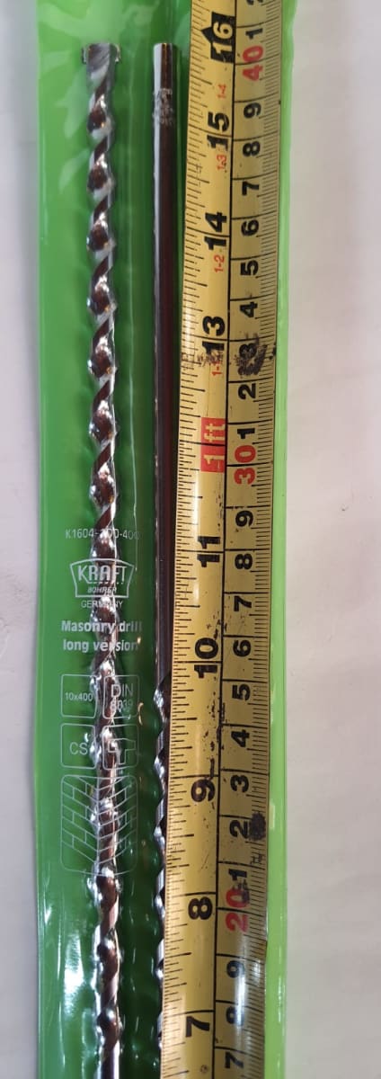 BROCA CONCRETO LARGA KRAFT BOHRER 10MM X 400MM1