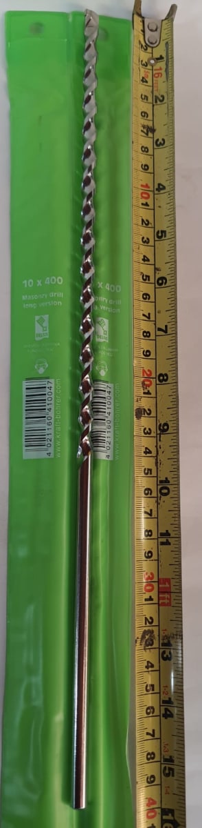BROCA CONCRETO LARGA KRAFT BOHRER 10MM X 400MM 1