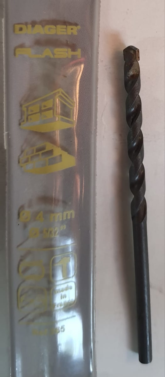 BROCA CONCRETO DIAGER 4,0 MM STANDARD(OF)1