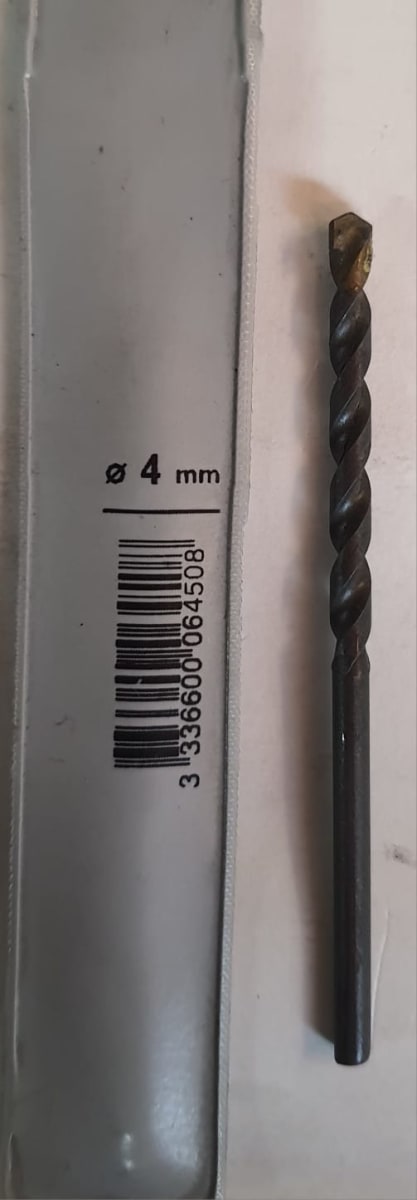 BROCA CONCRETO DIAGER 4,0 MM STANDARD(OF) 1