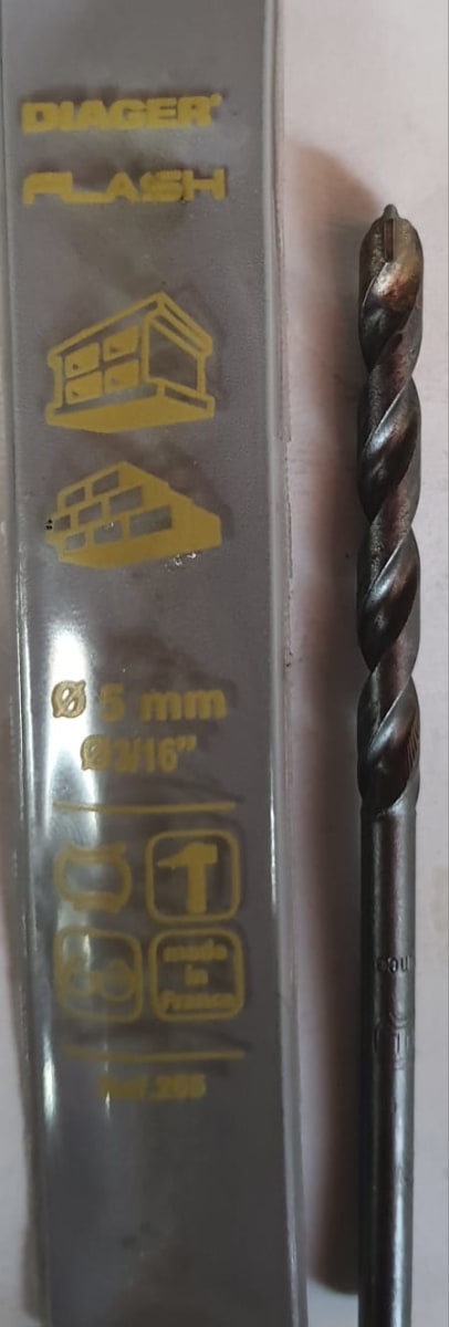 BROCA CONCRETO DIAGER 5,0 MM STANDARD(OF)1