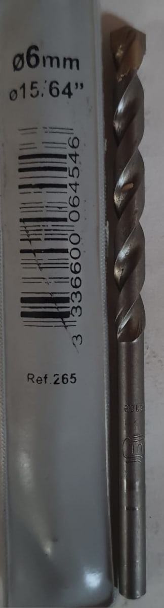 BROCA CONCRETO DIAGER 6,0 MM STANDARD(OF) 1