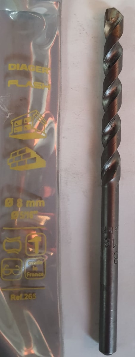 BROCA CONCRETO DIAGER 8,0 MM STANDARD(OF)1