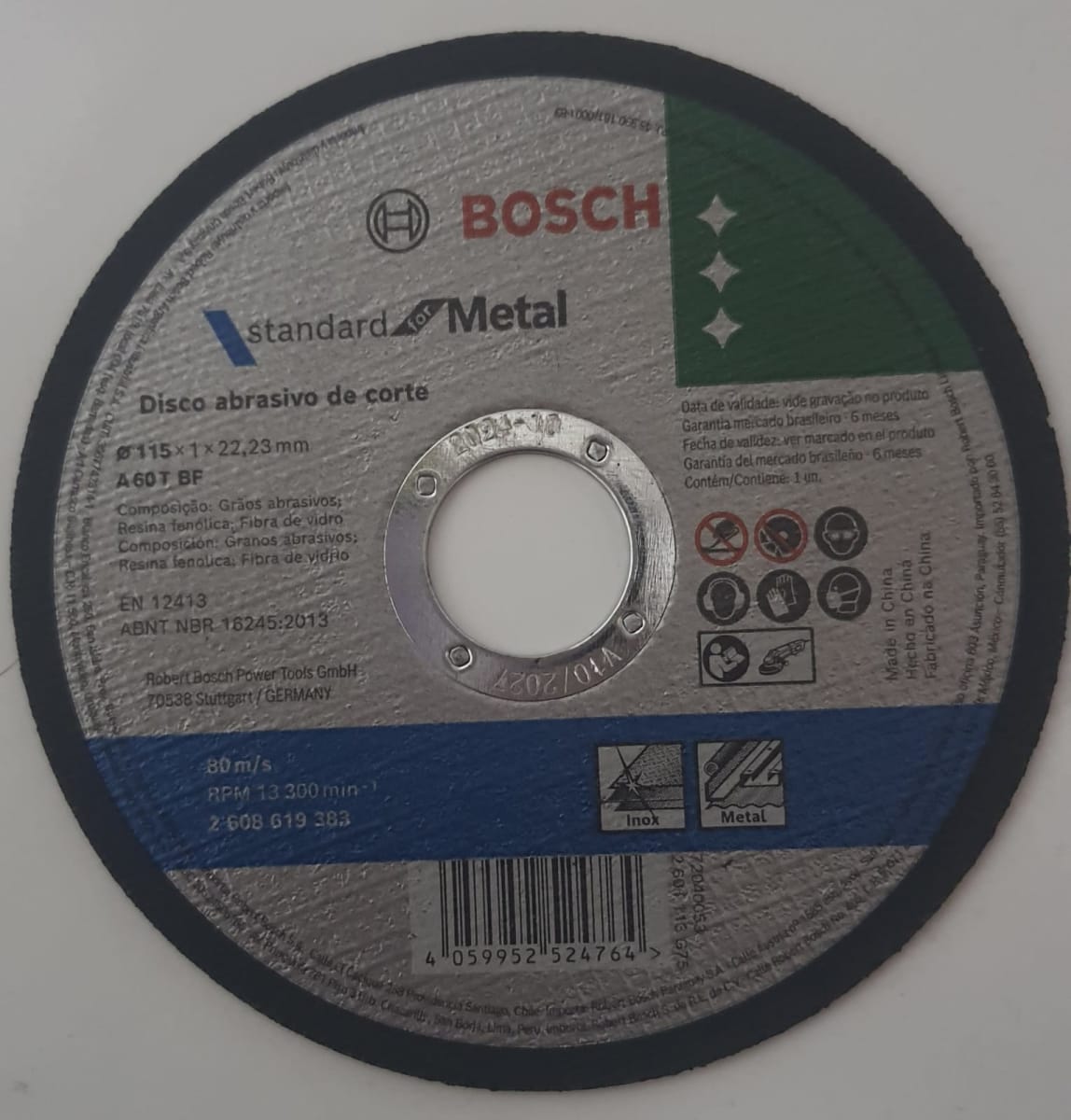 DISCO DE CORTE BOSCH 4.1/2x1MM4
