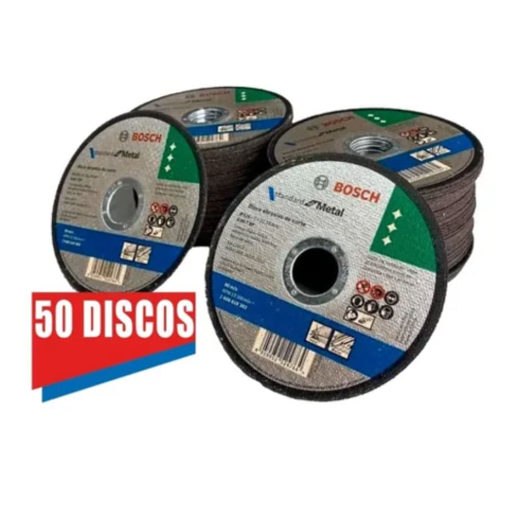 DISCO DE CORTE BOSCH PACK 50 UNI. DE 4.1/2X1MM 0