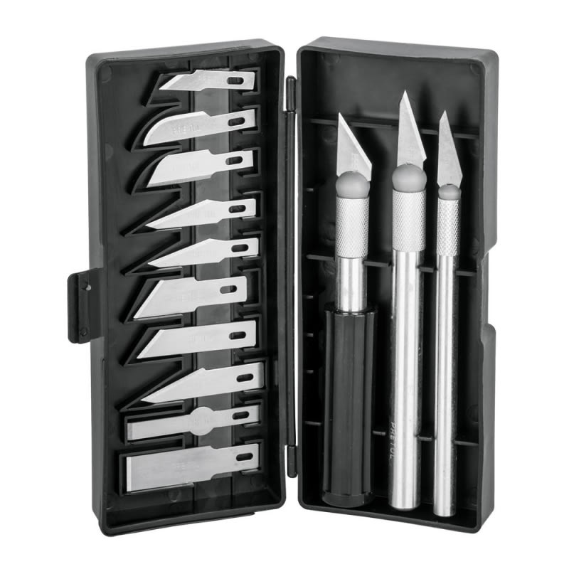 CUCHILLO PRECISION PRETUL (TRUPER) JGO. 13 PZS. #EXA-13P 1