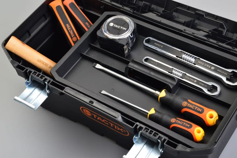 CAJA HERRAMIENTAS TACTIX #320342 20'' PLAST.C/BANDEJA 0