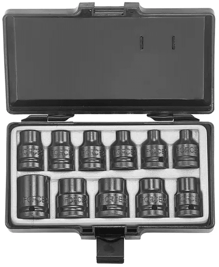 JGO. DADOS TORX IMPACTO HEMBRA FORCE DESDE E6 a E24 1