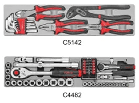 CAJA DE 4 BANDEJAS FORCE, 101 HERRAMIENTAS1