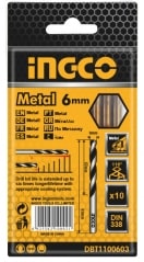 BROCA CIL AR INGCO JGO.10 PZS 6,0 MM # DBT1100603(OF)3