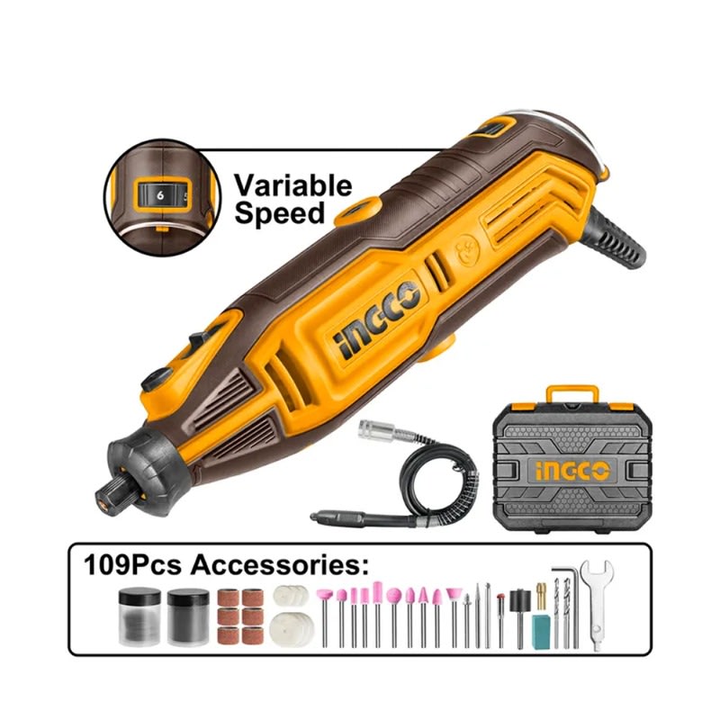 HERRAMIENTA MULTIFUNCIONAL INGCO 130 WATTS C/ 109 ACCESORIOS #MG13328-71