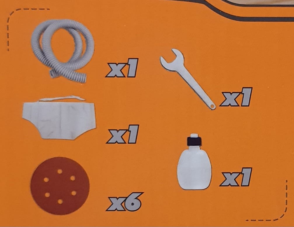 Lijadora Orbital Neumatica 6