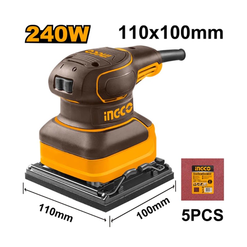 LIJADORA ORBITAL INGCO INDUSTRIAL 240WATTS #PS2416 (C)3