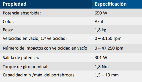 TALADRO 1/2