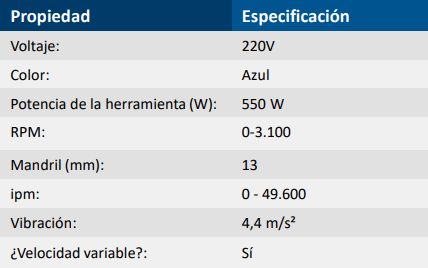 TALADRO 1/2