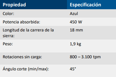 SIERRA CALADORA GST 650 BOSCH2