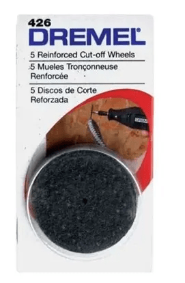 5 DISCOS CORTE REFORZADO METAL 31,8 MM DREMEL 1