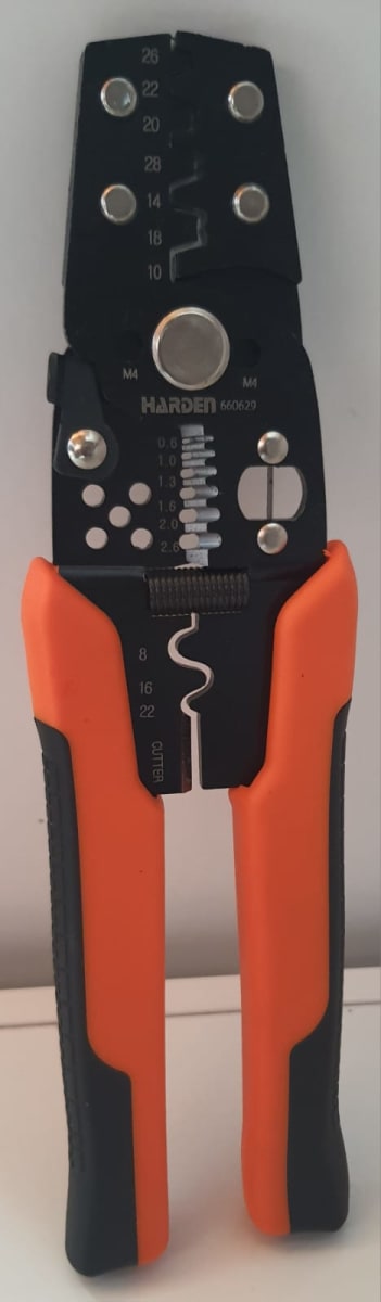 Alicate Pelacables y Crimpadora Harden3