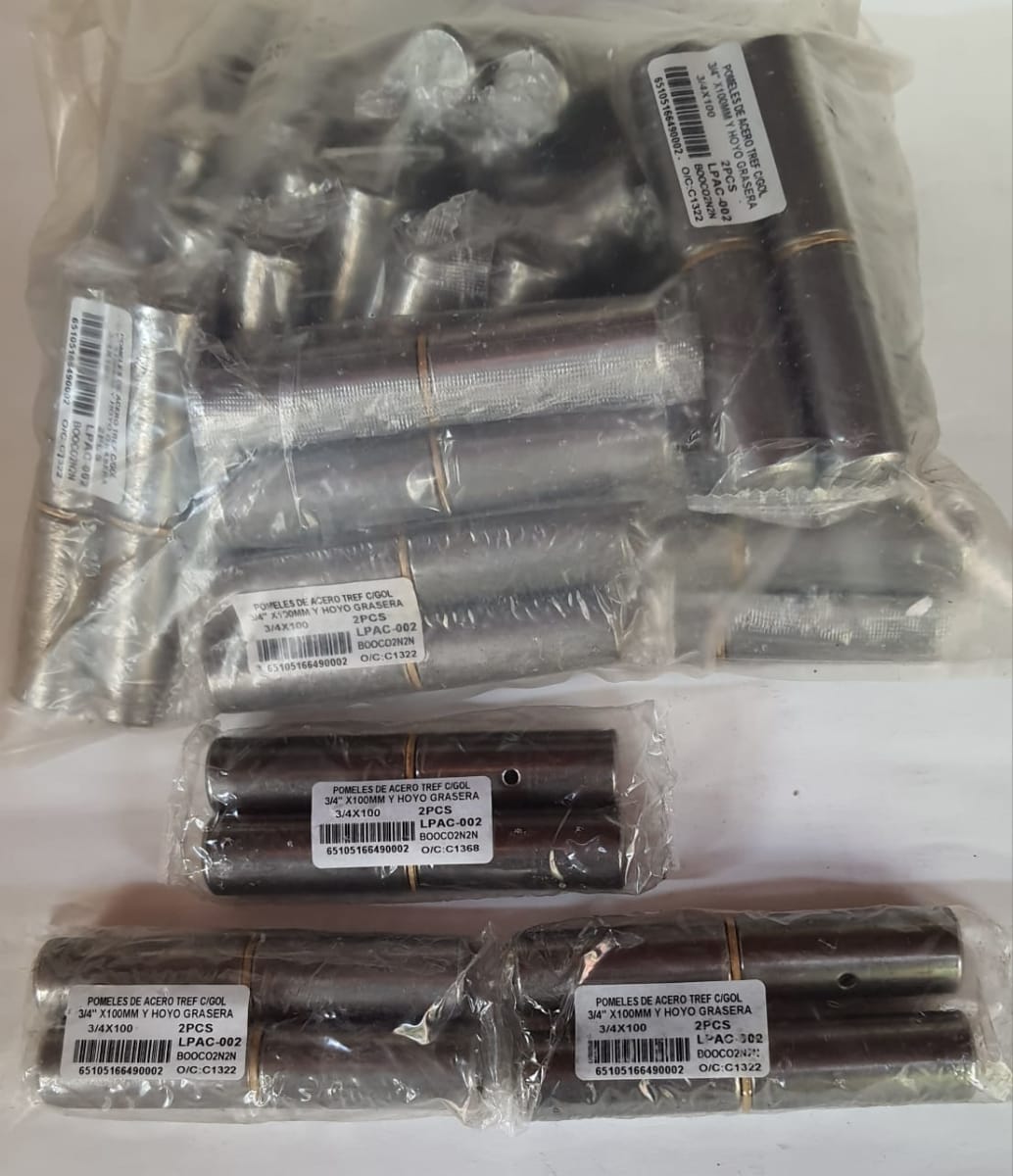 Pomelos De Acero Tref C/Gol 3/4X100MM x 2 unidades1