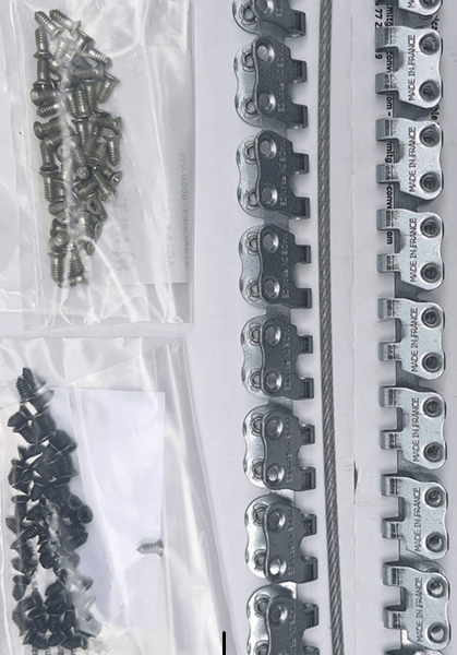 Grapas MS 35 x 600mm Reparación Correas pesadas Transportadora (Francia)4