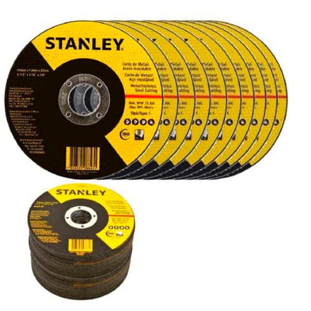 DISCO DE CORTE STANLEY PACK 25 UNIDADES DE 4.1/2 X 1MM1