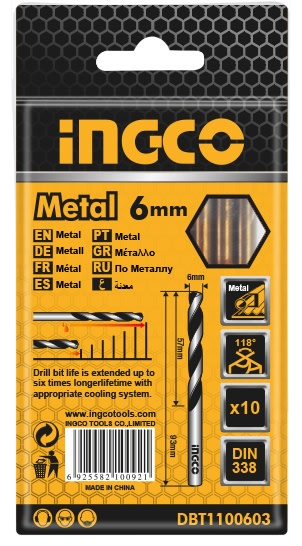 BROCA CIL AR INGCO C/U 6,0 MM1