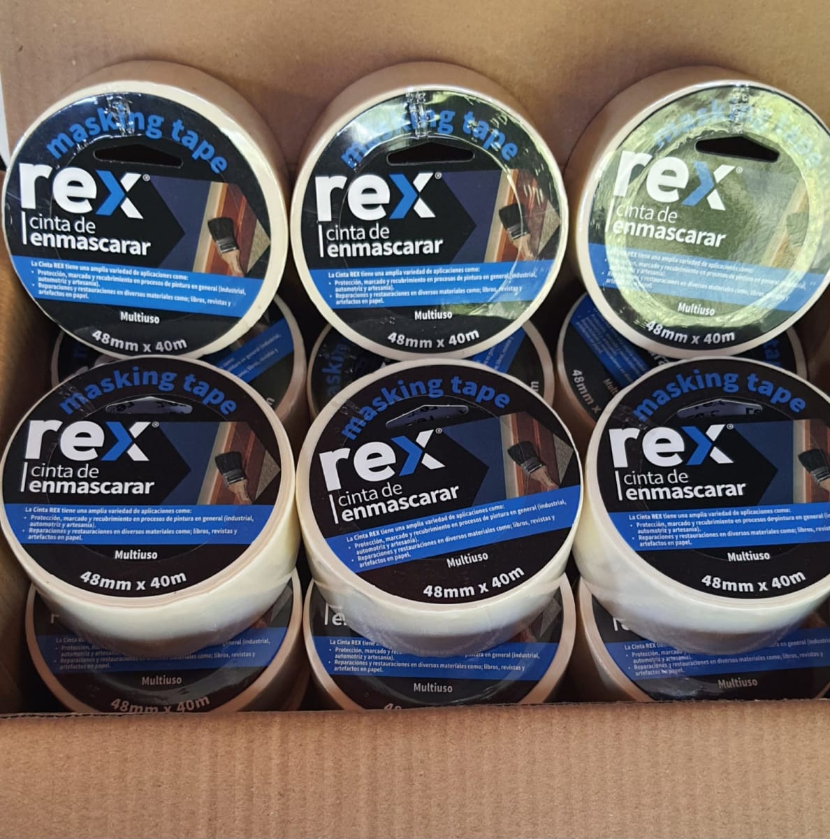 Masking Tape 48mm x 40m x 36 unidades 1