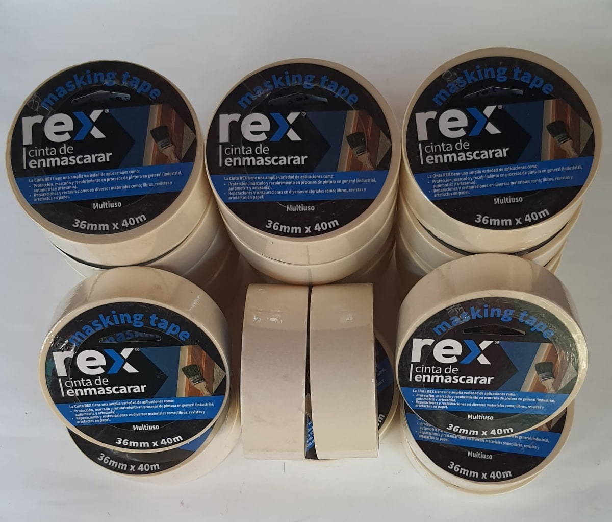 Masking Tape 36mm x 40 m x unidad3