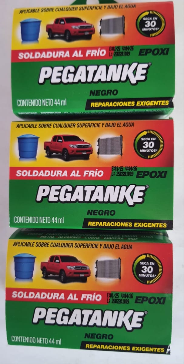 Epóxico negra 44 ml x 6 unidades Pega tambien Bajo el agua2