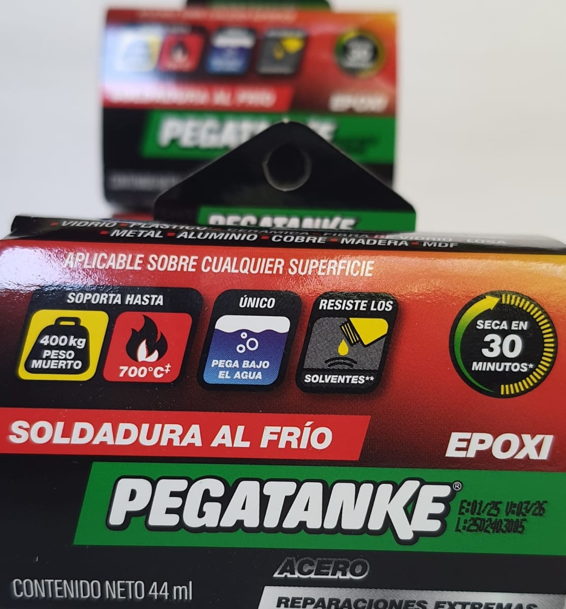 Epóxico acero 44 ml x unidad4