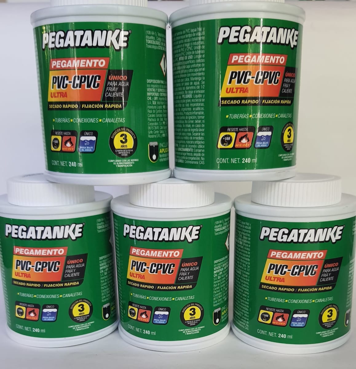 PVC C-PVC 240ml x 5 unidades2