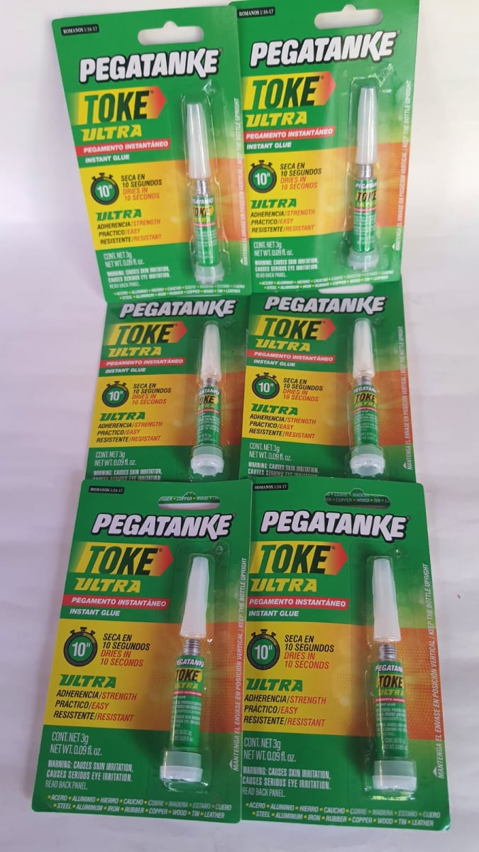 Adhesivo Toke ultra 3 grs. X 6 unidades 4