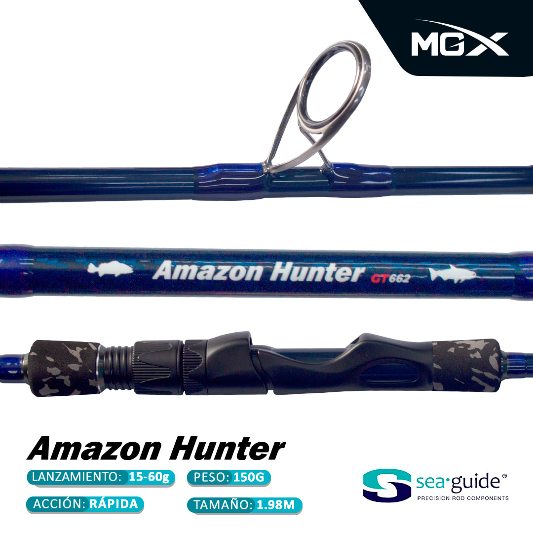 Amazon Hunter MGX AMAZON HUNTER GT 662 / 15-60G / 1.98M / FAST | Sportfishing Perú