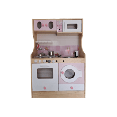 COCINA 2 SET LAUNDRY PINTADO AL DUCCO CON LUCES Y DISPENSADOR